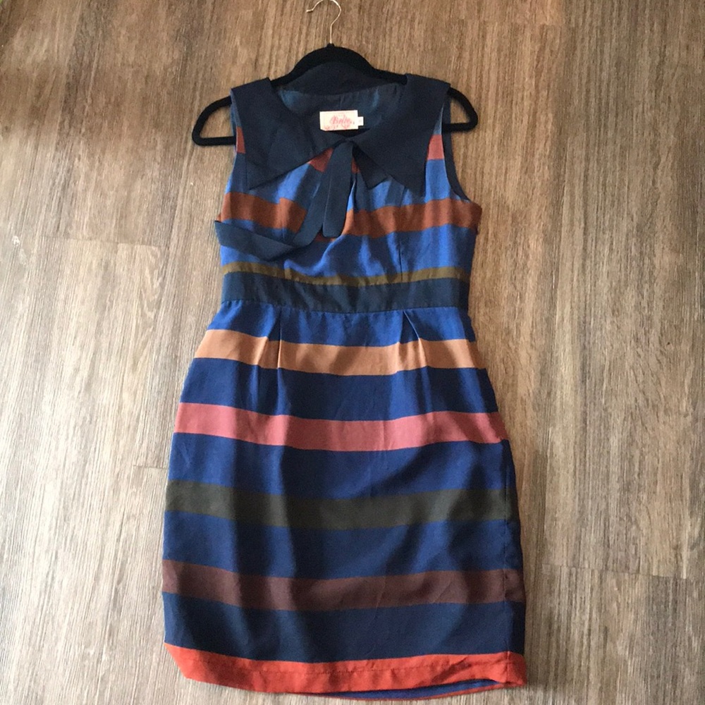 Retro Striped Dress